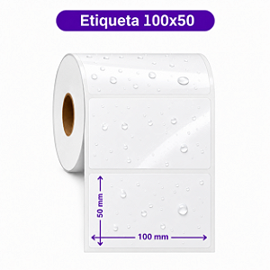 Rolo Etiqueta 100x50 - BOPP