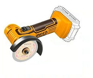 MINI ESMERILHADEIRA/MAQUINA DE CORTE INGCO 3" À BATERIA 20V