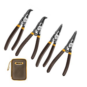 JOGO ALICATE ANEIS C/4PC INGCO HCCPS26180