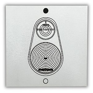 Gráfico Radiestesia MDF 3mm 20x20cm - 015 - Relax Sono - BRANCO