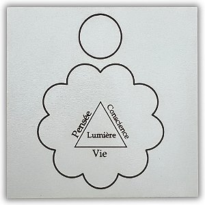 Gráfico Radiestesia MDF 3mm 20x20cm - 044 - Fiatlux - BRANCO