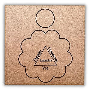 Gráfico Radiestesia MDF 3mm 20x20cm - 044 - Fiatlux - CRU