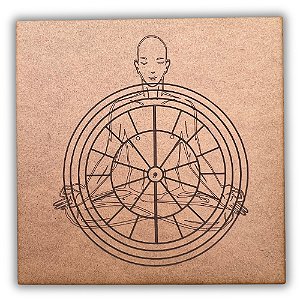 Gráfico Radiestesia MDF 3mm 20x20cm - 052 - Yogue Amplificador - CRU