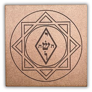 Gráfico Radiestesia MDF 3mm 20x20cm - 056 - Energia Divina - CRU