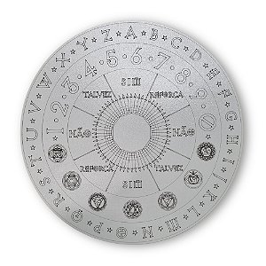 Tabuleiro Radiestesia 30cm MDF BRANCO 6mm