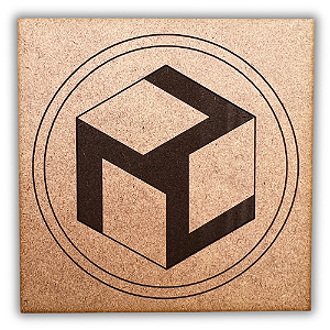 Gráfico Radiestesia MDF 3mm 20x20cm - 077 - Antahkarana - CRU