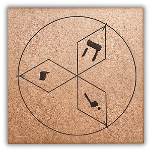 Gráfico Radiestesia MDF 3mm 20x20cm - 094 - Mindtron - CRU