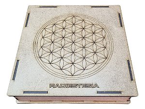 Caixa MDF CRU 20x20cm Radiestesia