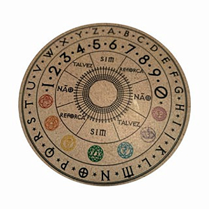 Tabuleiro Da Radiestesia 30cm Em MDF CRU 6mm