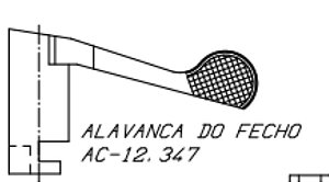 Alavanca do Fecho  acionador liberador do cano Para Boito A680 e A681 cal.28 a 36