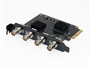 Placa de Captura PCIe QUAD-CAP SDI