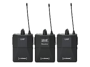 Microfone Duplo de Lapela sem fio WM2-GO Prostream