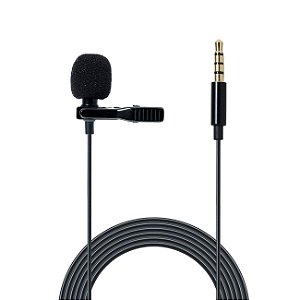 Microfone de Lapela com Fio - LAV-GO Prostream