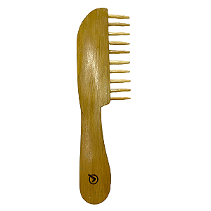 Pente de Bambu Anti-Frizz Natural