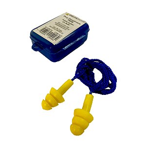 PROTETOR DE OUVIDO INTRA AURICULAR PLUG SILICONE 13 DECIBEIS CA 39067
