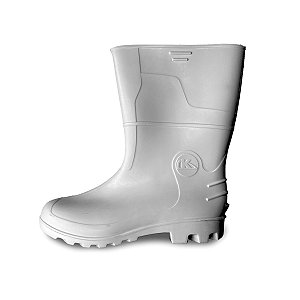 BOTA PVC CANO ALTO BRANCO SAFETY BOOTS CA 42149 KADESH