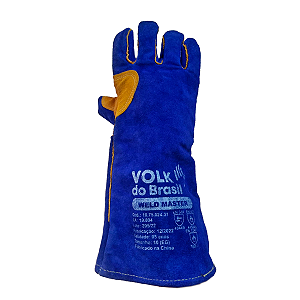LUVA PROTECAO CONTRA AGENTES TERMICOS E MECANICOS CA 19894 WELDMASTER VOLK
