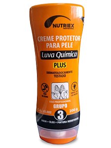 CREME PROTETOR LUVA QUIMICA 3 EM 1 NUTRIEX GRUPO 3 200G