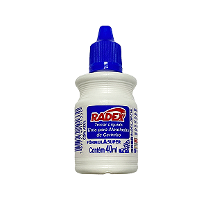TINTA PARA CARIMBO RADEX AZUL 40ML
