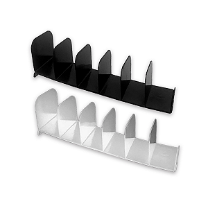 SUPORTE EXPOSITOR P/ PIZZA EM PS MEDIDA 13X38X13,5