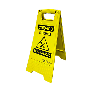 CAVALETE SINALIZADOR ELEVADOR EM MANUTENÇÃO