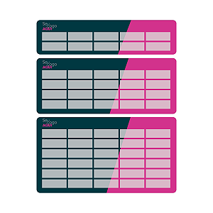 PORTA ETIQUETA EM PVC PARA GELADEIRA E FREEZER MODELO 2