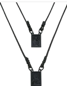 Escapulário Masculino Preto