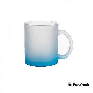 Caneca de Vidro Jateada Personalizada