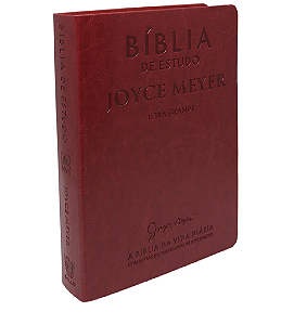 BÍBLIA ESTUDO JM - VERMELHA - GRANDE