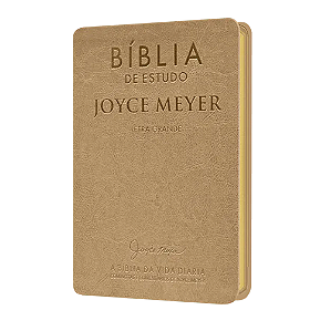 Bíblia De Estudo Joyce Meyer - Dourada Biblia Evangelica Bíblia Da Mulher Biblia Feminina Biblia Joyce Meyer, De Joyce Meyer., Vol. 1. Editorial Bello Publicações, Capa Mole Em Português, Média