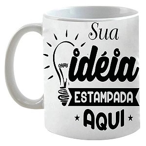 Caneca personalizada 325ml com sua ideia ou logomarca