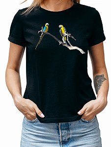 ac01b - Baby Look Arara Canindé