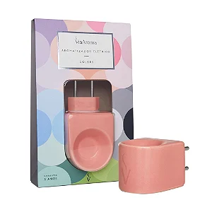 Difusor Aromatizador Elétrico Bivolt Colors Candy Goiaba Via Aroma