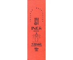 Incenso 7 Ervas com 4 Varetas Inca Aromas