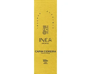 Incenso Capim Cidreira com 4 Varetas Inca Aromas