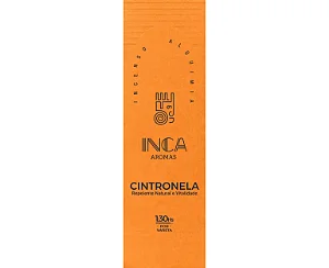 Incenso Citronela com 4 Varetas Inca Aromas