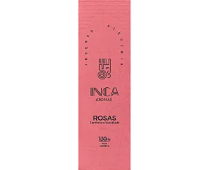 Incenso Rosas com 4 Varetas Inca Aromas