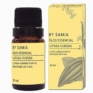 Óleo Essencial Litsea Cubeba (Verbena Tropical) By Samia - 10ml