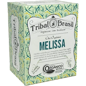 Chá de Melissa Orgânica (Pura) Caixa 15 Sachês Tribal Brasil