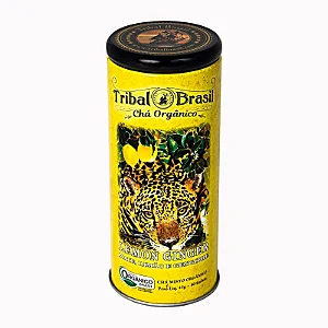 Chá Lemon Ginger Orgânico Lata 30 Sachês Tribal Brasil