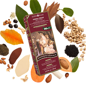Henna Creme Castanho Escuro Surya Brasil - 70ml