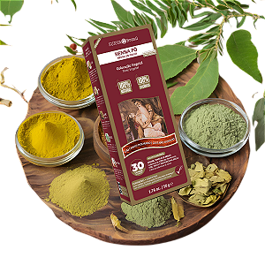 Henna Pó Castanho Dourado Surya Brasil - 50g