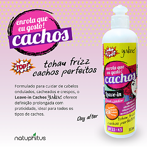 Leave-in Finalizador Enrola Que Eu Gosto Cachos Yabae - 300ml