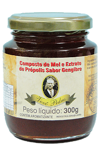 Composto de Gengibre, Mel e Própolis Vovô Pedro - 300g