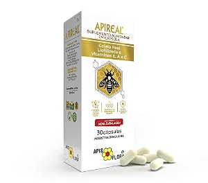 Apireal Geleia Real Liofilizada Apis Flora - 30 Cápsulas