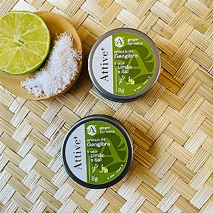 Cristais de Gengibre Sabor Limão e Sal Attive+ Ardrak