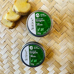 Cristais de Gengibre Sabor Menta Attive+ Ardrak
