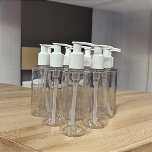 Kit 10 Frascos com Valvúla Pump para Hidratante Corporal - 200ML