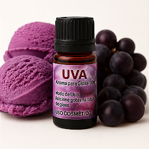 Aroma para Gloss Labial / Lip Balm / Lip Oil - Uva