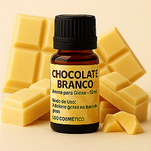 Aroma para Gloss Labial / Lip Balm / Lip Oil - Chocolate Branco